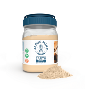 БИДОН  Диатомит Пищевой (Коралловый). 1л.,  227ГР