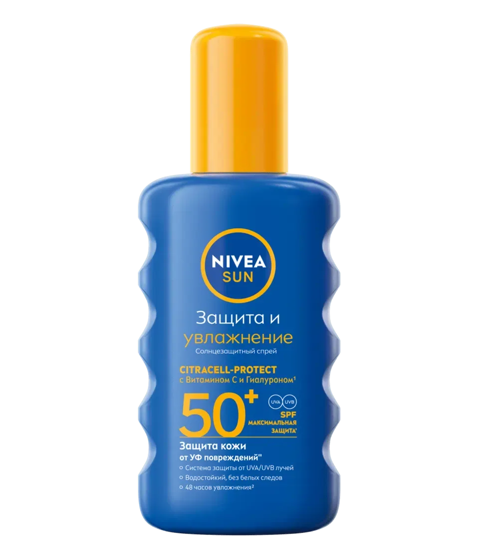Солнцезащитный спрей Nivea Sun SPF 50+