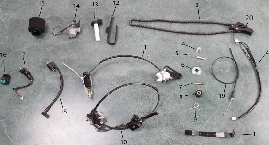 2. Электропроводка, тросы