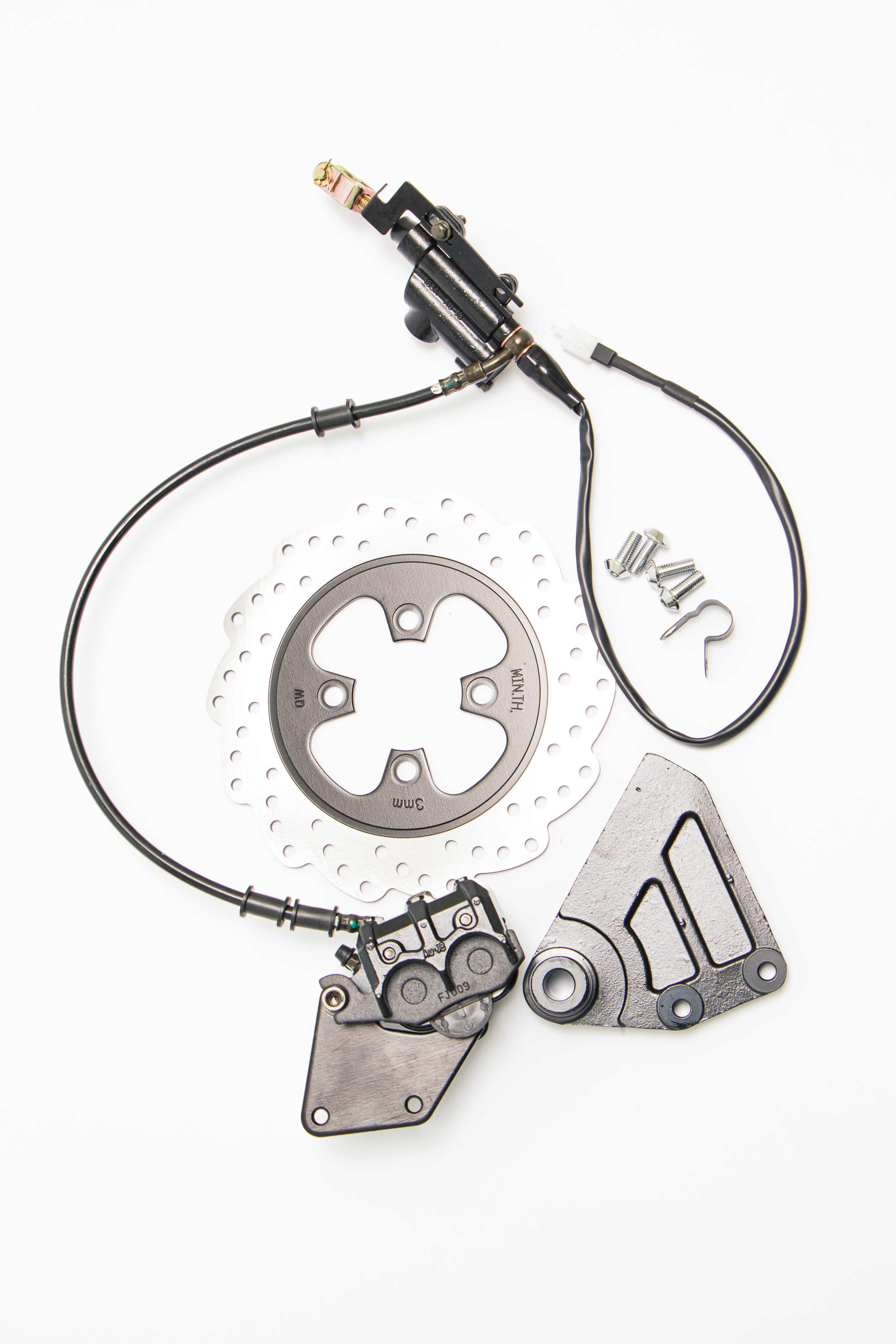 Изображение END3064 Задний тормозной механизм в сборе (RC200GY-C2 Enduro)