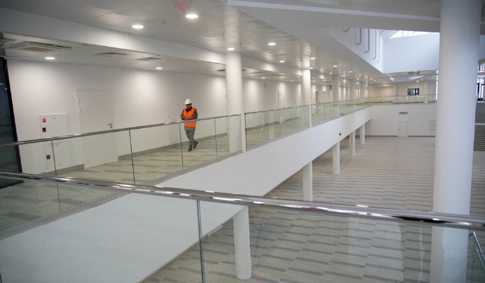 Завершается возведение спортивного комплекса "Горизонт" в ЗелАО