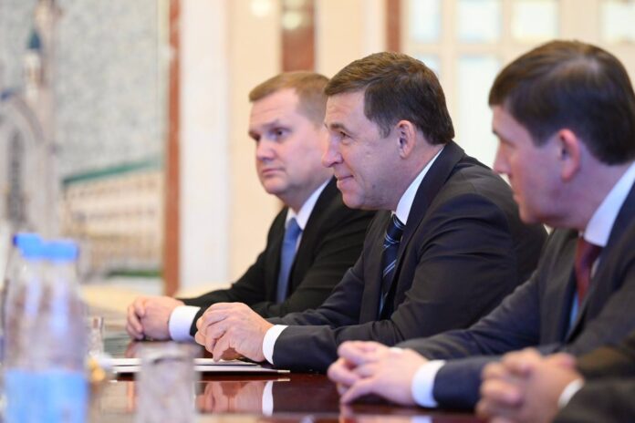 Евгений Куйвашев и Борис Грызлов обсудили перспективы сотрудничества Среднего Урала и Беларуси-0