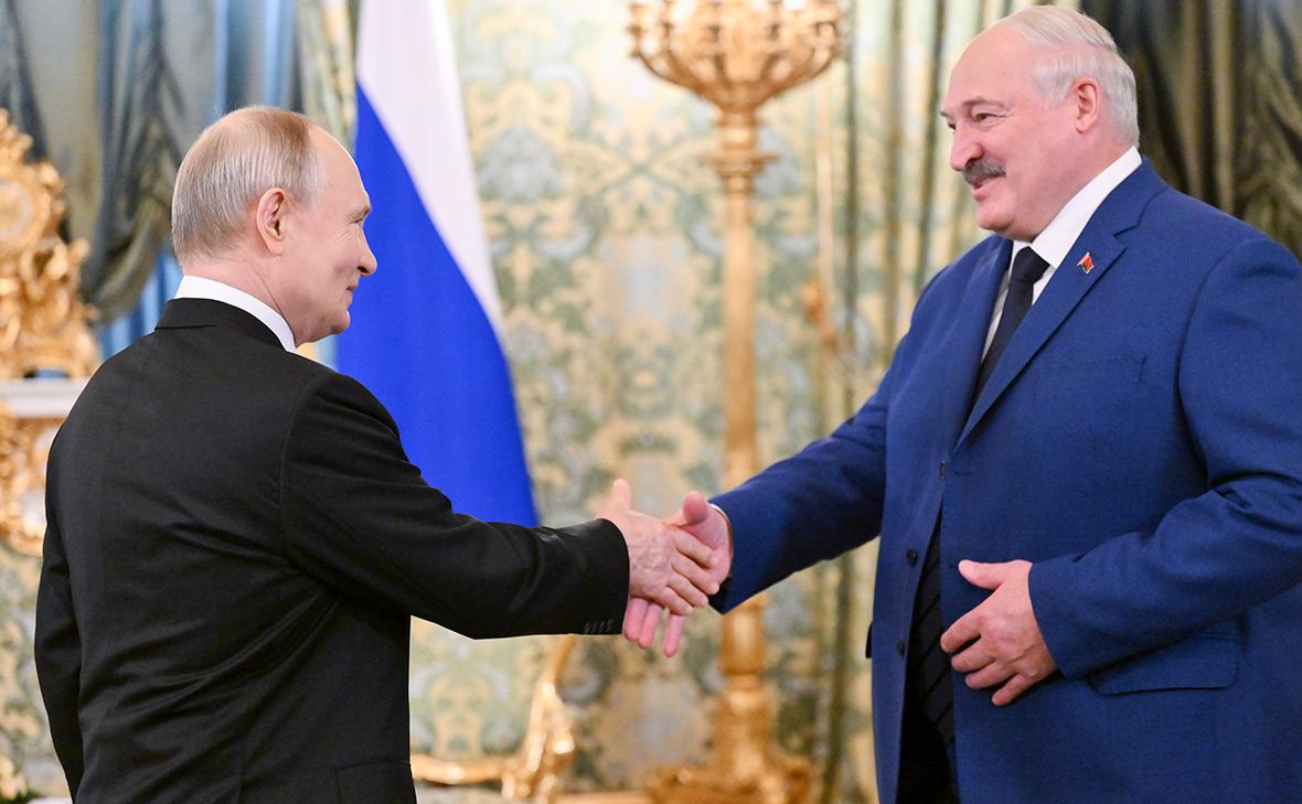 Владимир Путин и Александр Лукашенко (Кристина Кормилицына / РИА Новости)