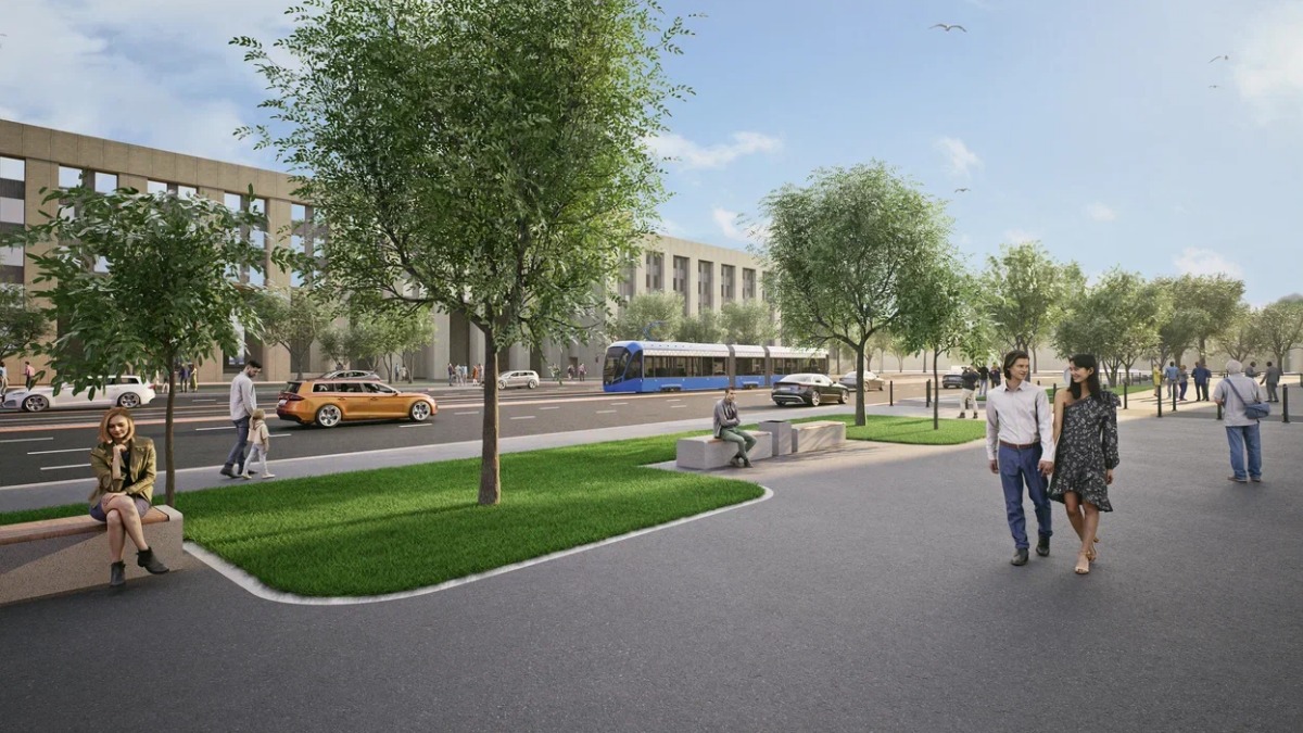 Новая трамвайная линия в Москве соединит Комсомольскую площадь и метро «Чистые пруды»