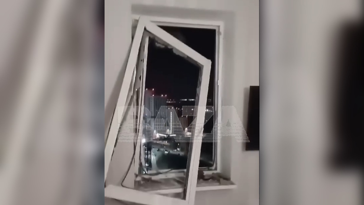 Скриншот видео одной из пострадавших в ходе атаки беспилотника на Видное