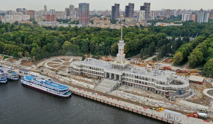 У Северного речного вокзала откроют зону отдыха с бассейнами