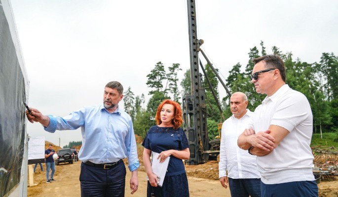 Андрей Воробьев анонсировал досрочное завершение дороги от Павловской Слободы до М-9