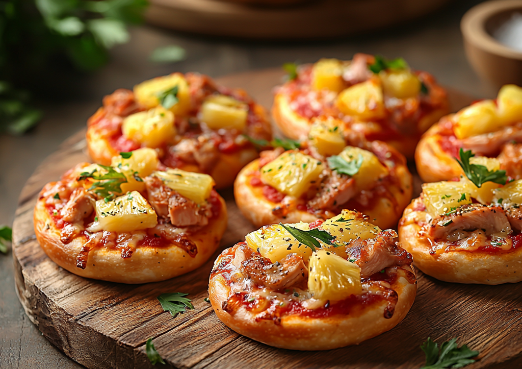 Обалденные мини-пиццы на завтрак или перекус! Быстрый рецепт за 15 минут!