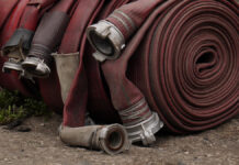 Свернутый рукавСоревнования пожа