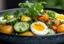 Изысканный салат с красной рыбой и уникальной заправкой без майонеза izyskannyj salat s krasnoj ryboj i unikalnoj zapravkoj bez majoneza-onlymainnews-ru-174419363500-0