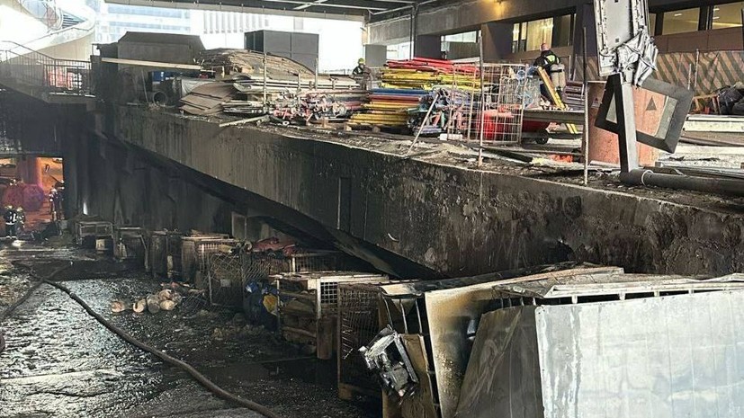 «Горели материалы на стройплощадке»: что известно о пожаре в Москва-Сити