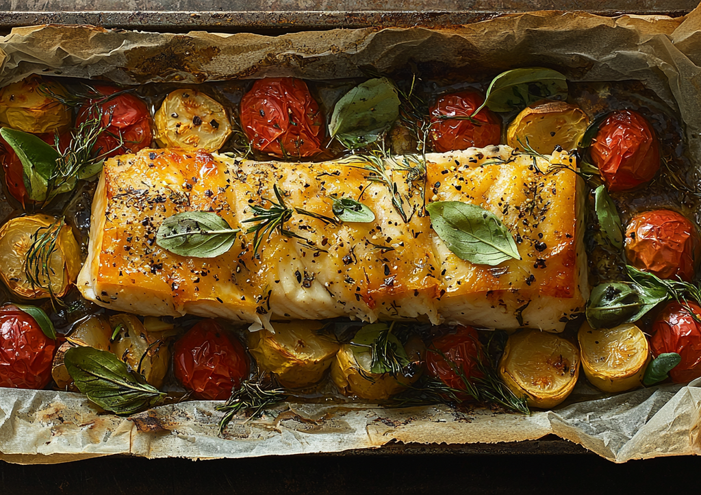 Минтай в лодочке: ароматная рыбка с овощами на ужин. Пальчики оближешь!