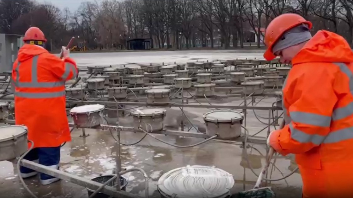 Последний этап подготовки фонтанов к открытию сезона начался в Москве