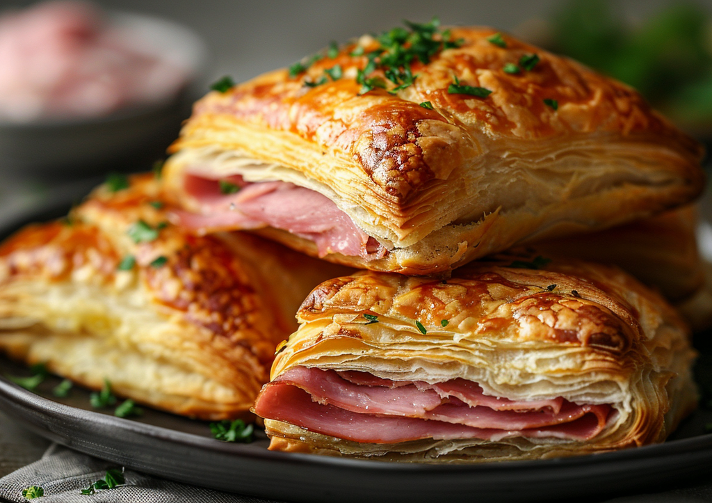 Запеченная ветчина в тесте: простой рецепт для завтрака или перекуса!