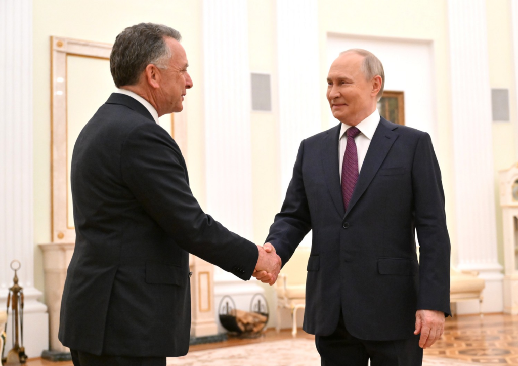 Стив Уиткофф и Владимир Путин