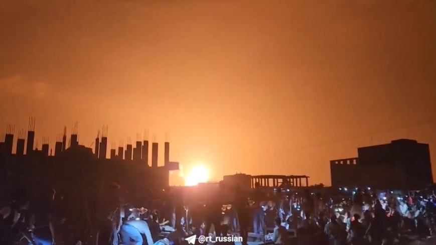 ВВС Израиля атаковали порт Ходейда в Йемене с помощью 30 самолетов