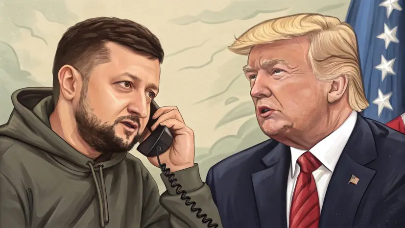 Журналист Axios: Трамп и Зеленский общались по телефону всего несколько минут