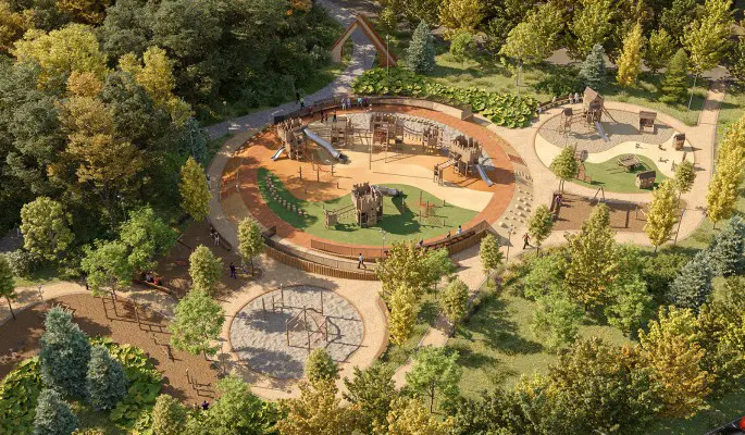 Территорию поймы реки Жужи осветят три вида фонарей