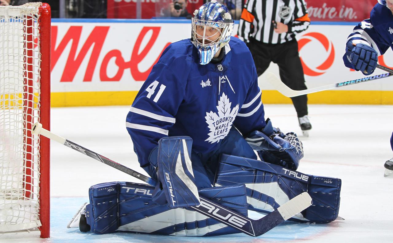 Вратарь Торонто Мейпл Лифс Энтони Столарц (Claus Andersen/Getty Images)