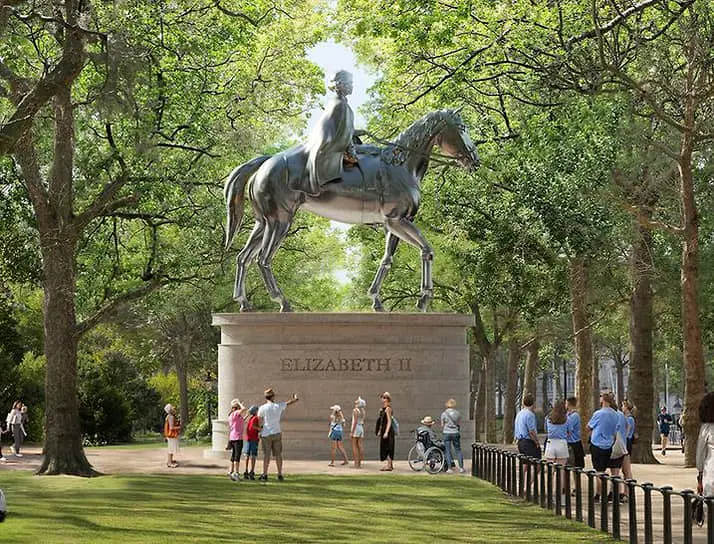 Проект мемориала королеве Елизавете II