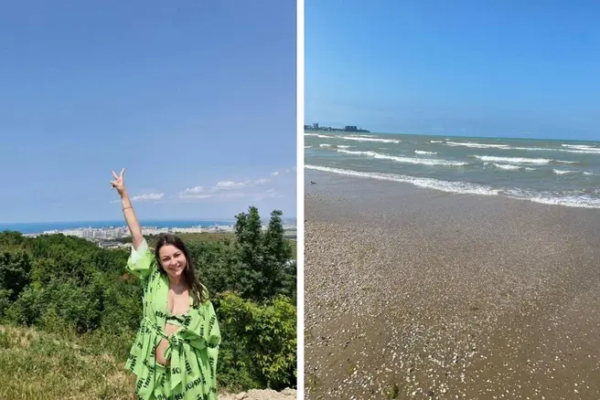 Этим летом нижегородка отдыхала в Анапе, несмотря на разлив мазута | Источник: героиня статьи