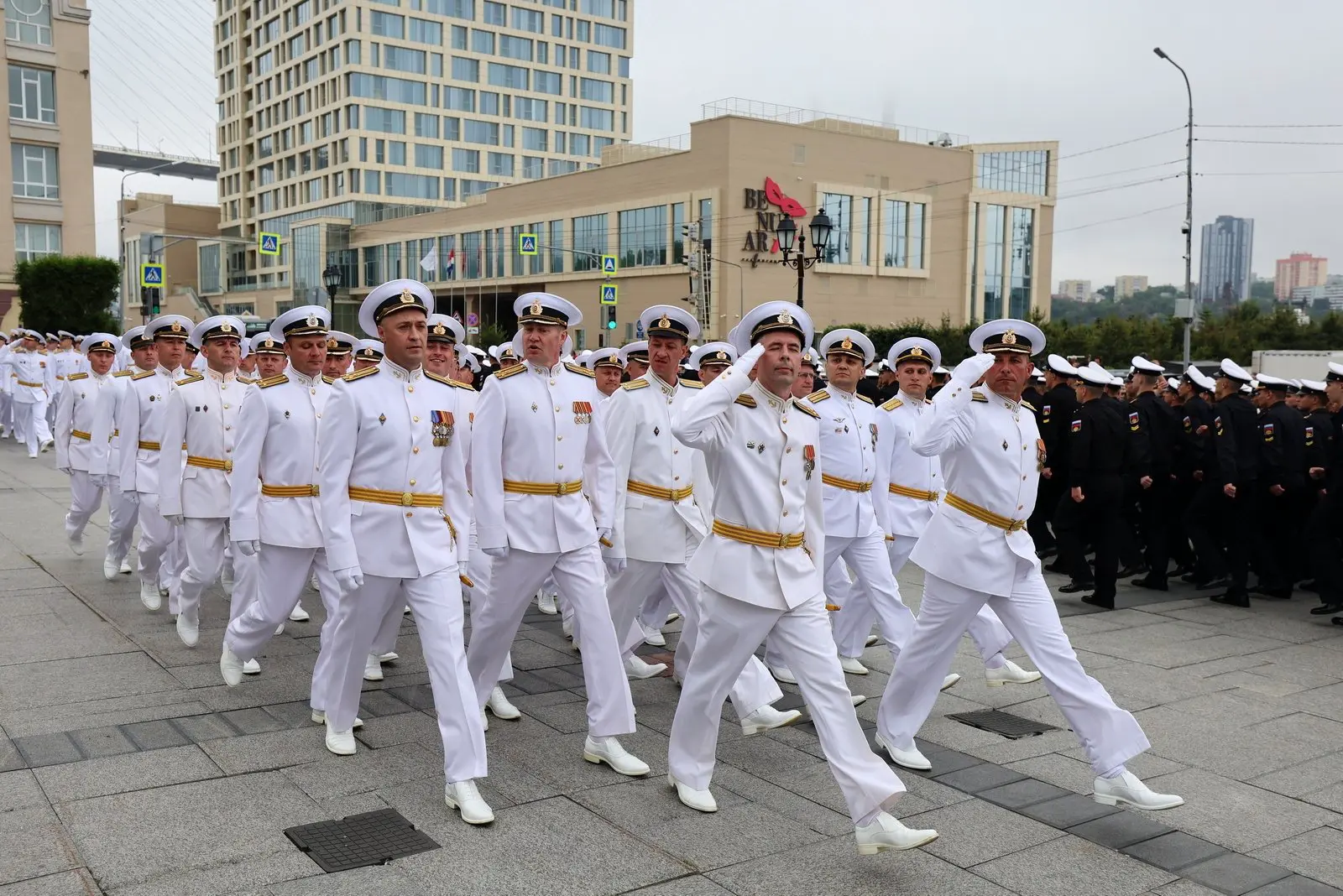 Выпуск 150 новых офицеров Тихоокеанского высшего военно-морского училища-0