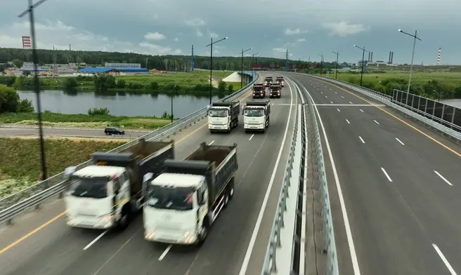В Подмосковье открыли еще один кусок платного дублера МКАД: когда там запустят движение | Источник: Дороги и транспорт МО / T.me