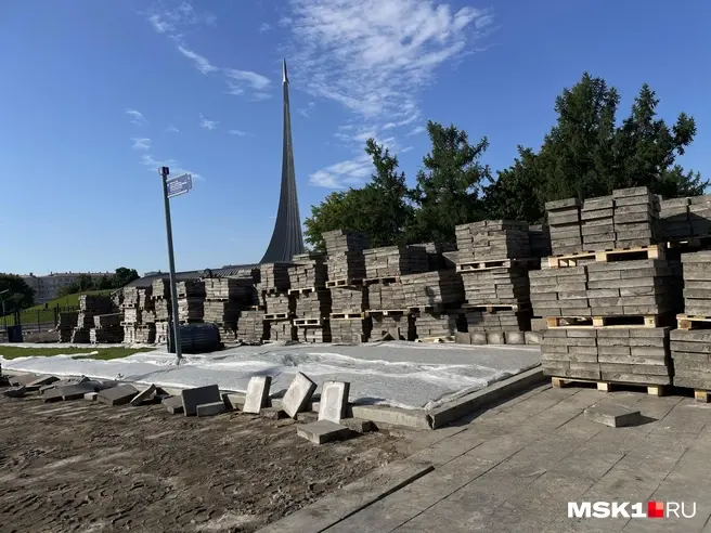 На ВДНХ продолжается масштабное благоустройство | Источник: Екатерина Фадеева / MSK1.RU