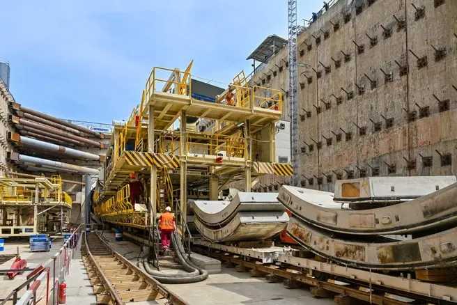 17-я линия метро пройдет через территорию Подмосковья, где построят станцию «Липовая роща». Далее она пройдет в Рублево-Архангельское — территория Москвы за МКАД | Источник: Мэр Москвы Сергей Собянин / T.me