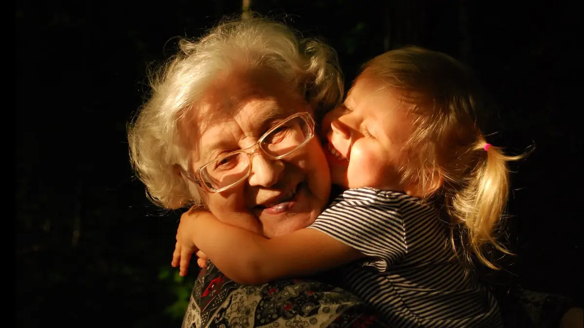 бабушка внуки семья