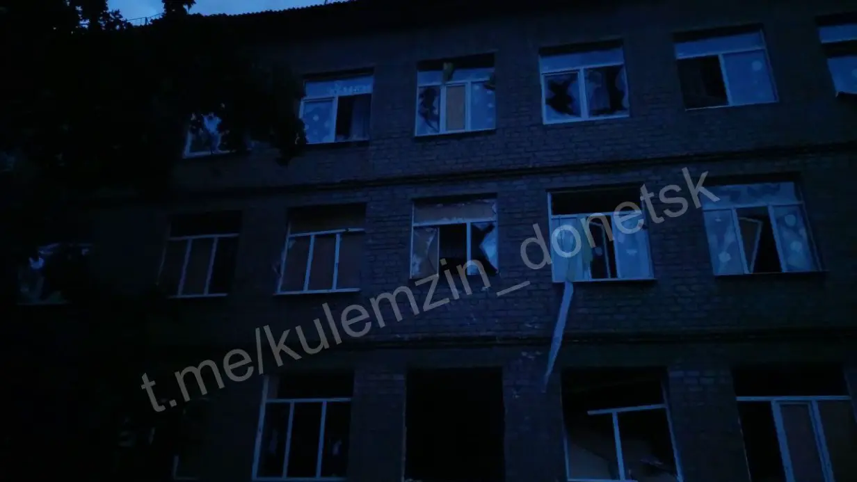 ВСУ атаковали школу в Донецке с помощью британской ракеты Storm Shadow