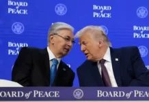 Касым-Жомарт Токаев встретился с Дональдом Трампом в Совете мира kasymzhomart tokaev vstretilsya s donaldom trampom v sovete mira-onlymainnews-ru-0