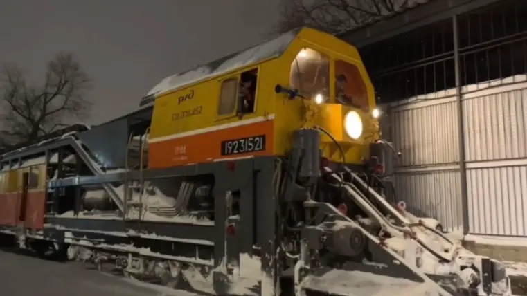 Московскую железную дорогу перевели на усиленный режим работы из-за снегопада