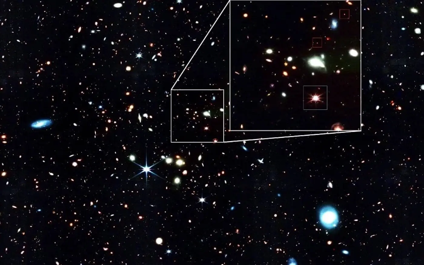 «Джеймс Уэбб» обнаружил черные дыры прямого коллапса в ранней Вселенной-0