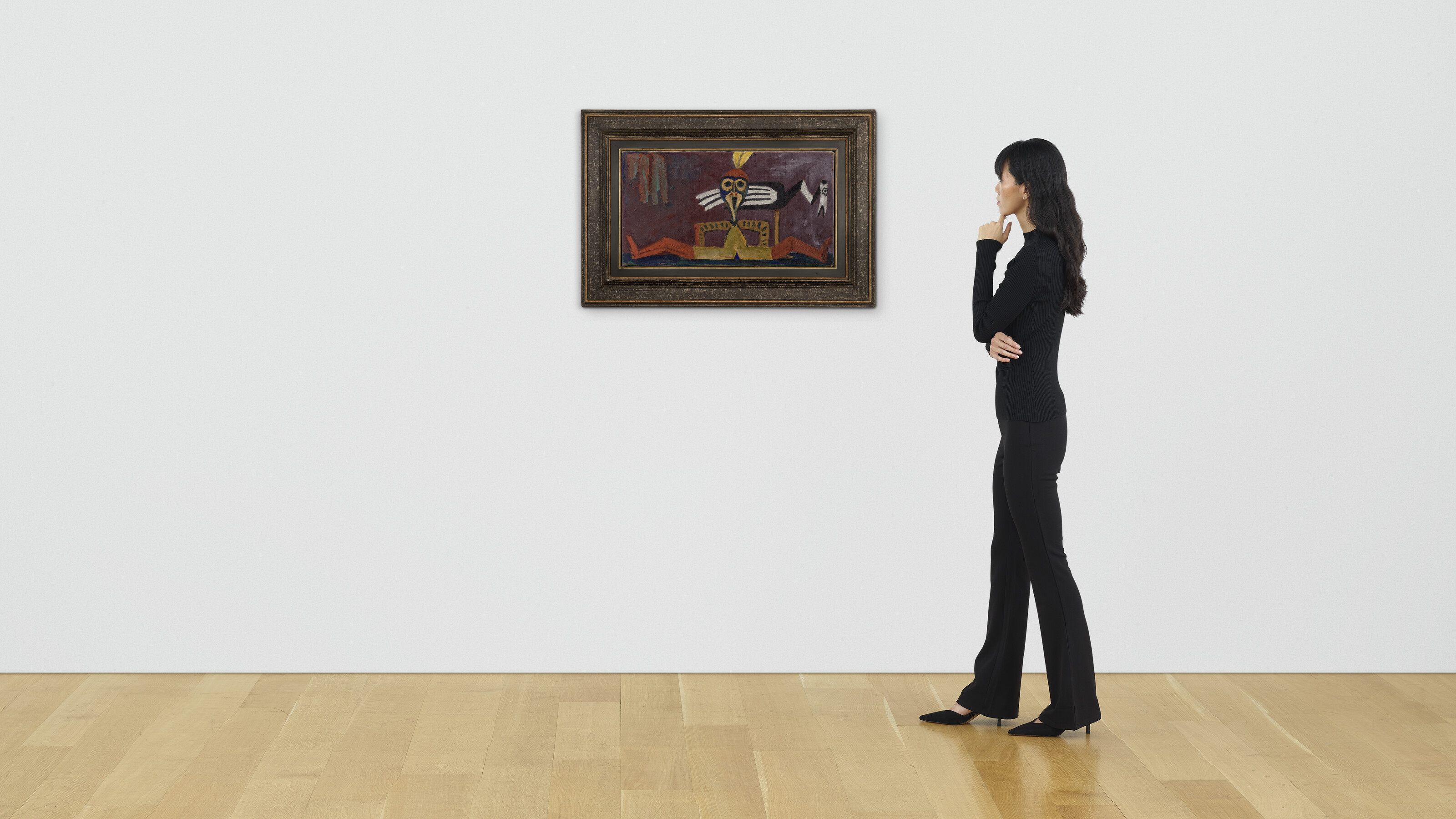 Emil Nolde — Фигура и Фогель, изображение 4