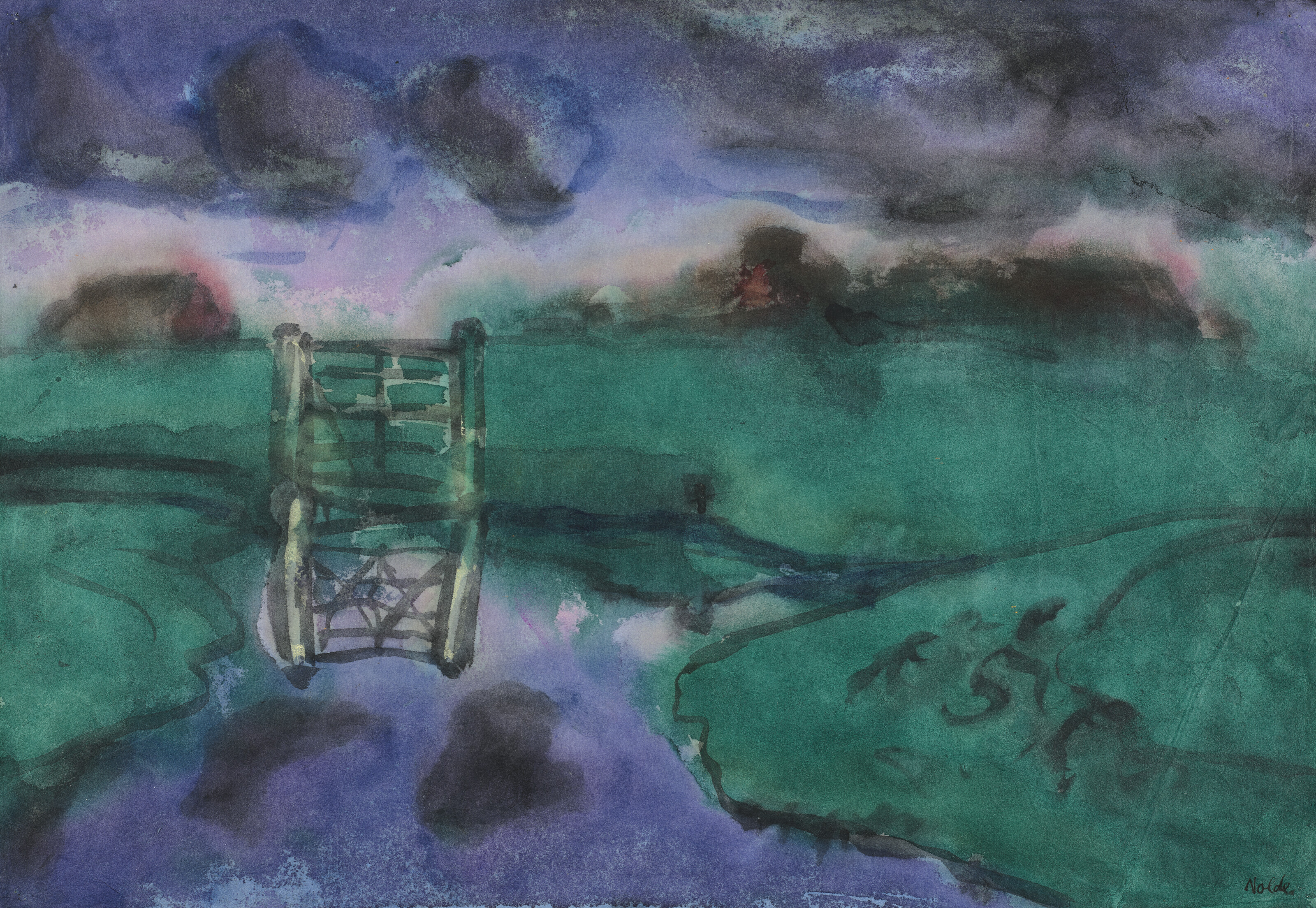 Emil Nolde — Маршландшафт в Неэ-фон-Тондерне