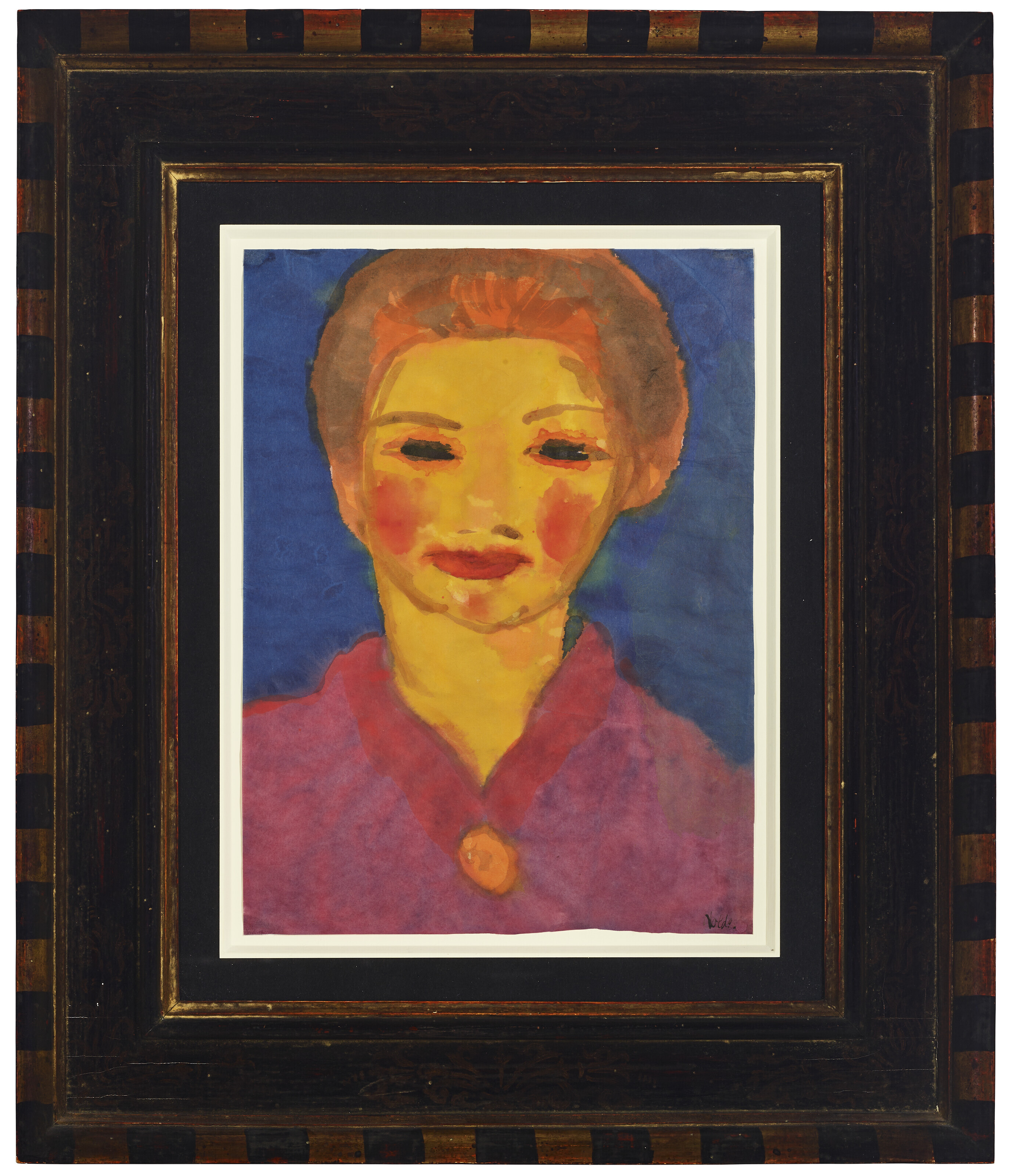 Emil Nolde — Портрет молодой дамы, изображение 2