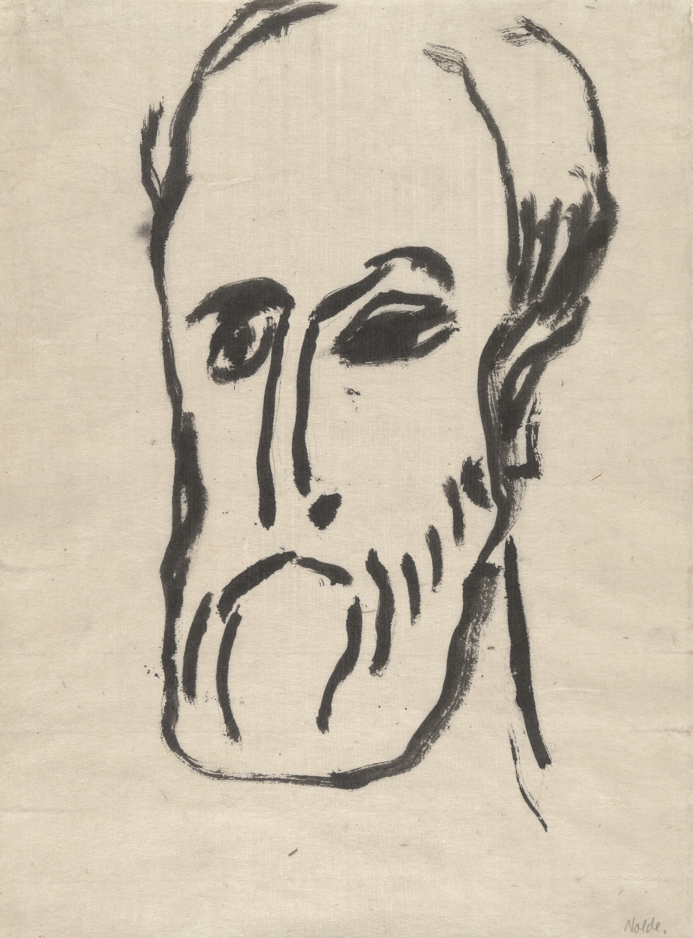 Emil Nolde — Копф айнес бертиген Маннес