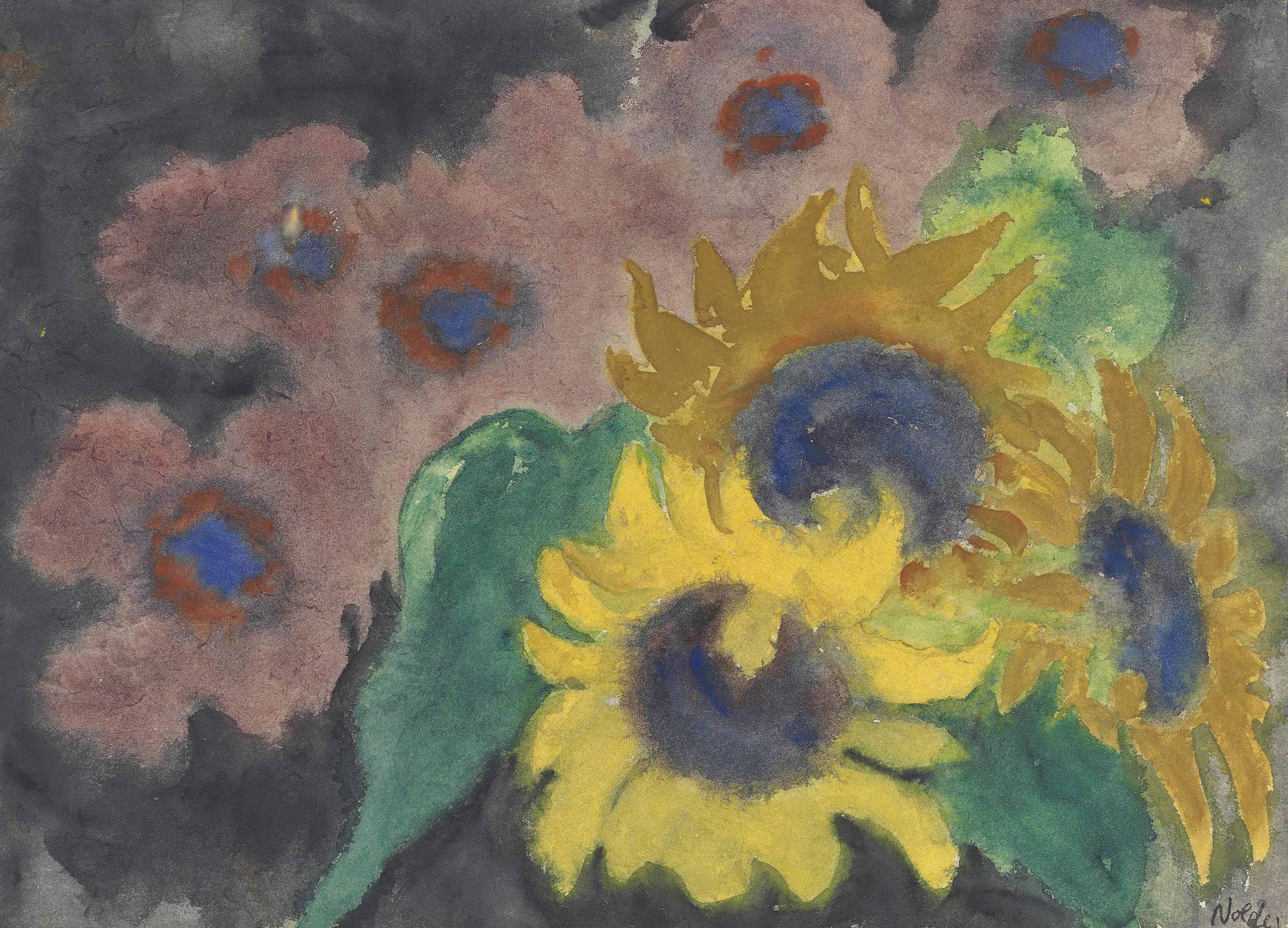 Emil Nolde — Зонненблумен и Монд