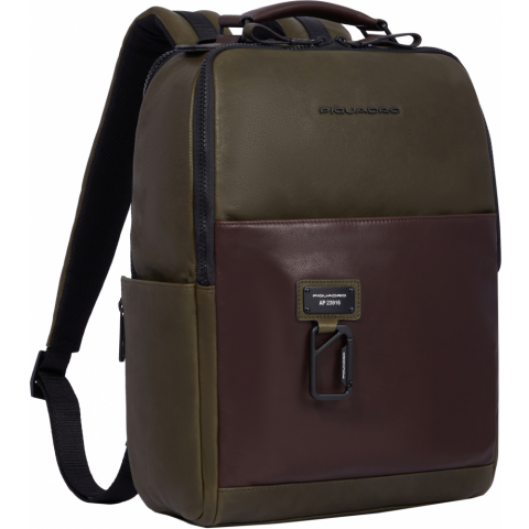 Рюкзак для ноутбука Piquadro Computer backpack 14" Green/Dark Brown (CA6289AP/VETM)_0
