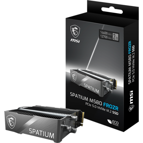 Накопитель SSD 2Tb MSI SPATIUM M580 FROZR (SPATIUM M580 PCIe 5.0 NVMe M.2 FROZR 2TB)_3