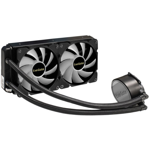 Система жидкостного охлаждения Exegate BlackWater-240.PWM.ARGB_0