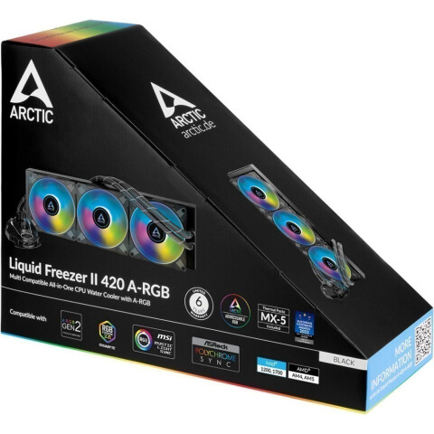 Система жидкостного охлаждения Arctic Cooling Liquid Freezer II 420 A-RGB_4