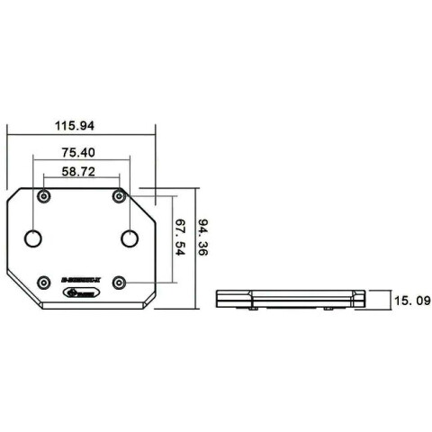 Активный бэкплейт для водоблока СЖО Bykski B-3090TC-X (C1-1120)_3