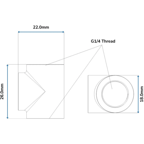 Разветвитель для СЖО Bykski CC-TE3-X-V2 Grey (C10-0477)_0