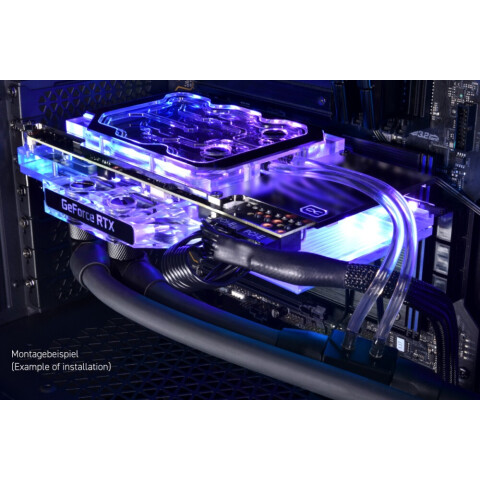 Активный бэкплейт для водоблока СЖО Alphacool Eisblock Aurora GPX-N Acryl 3080/3090 Gaming/Eagle (13042)_3