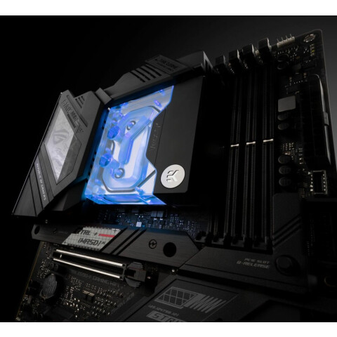 Водоблок для СЖО EKWB EK-Quantum Velocity D-RGB - 1700 Nickel + Plexi (3831109857663)_0