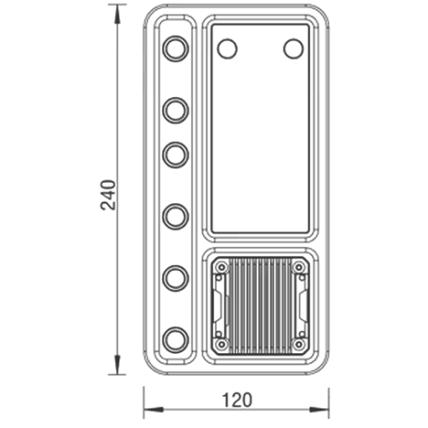 Резервуар с помпой для СЖО Barrow DC17-SDB 240 White (BA3249)_0