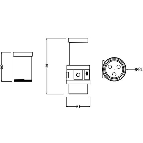 Резервуар с помпой для СЖО Bykski CP-NWD5-X-CT60-V3 100MM Black (C8-0173)_0