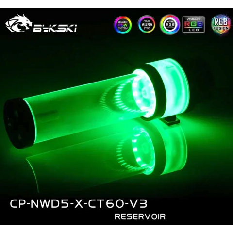 Резервуар с помпой для СЖО Bykski CP-NWD5-X-CT60-V3 100MM Black (C8-0173)_3